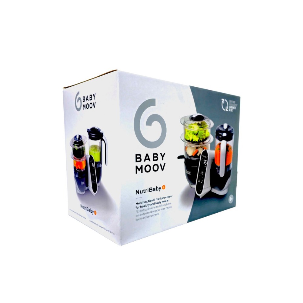 Babymoov - Nutribaby Food Processor and Blender Mixer - Industrial grey