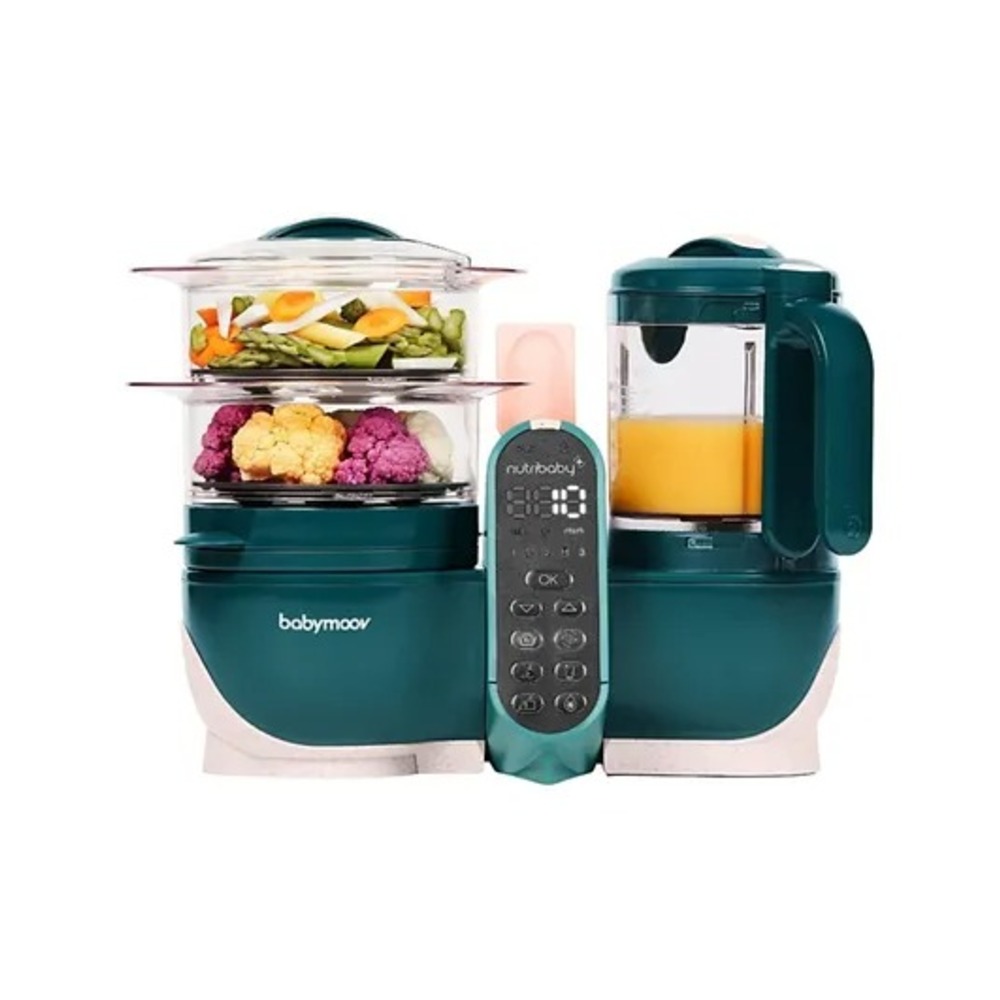 Babymoov - Nutribaby Plus 6-in-1 Multi-Purpose Baby Food Processor - Opal Green