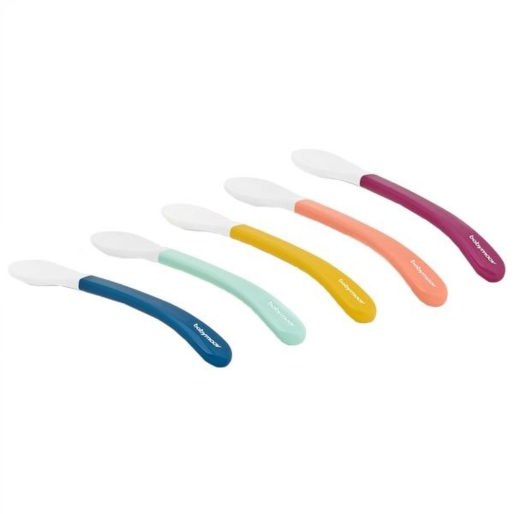 Babymoov - White Head Spoons - Pack of 5
