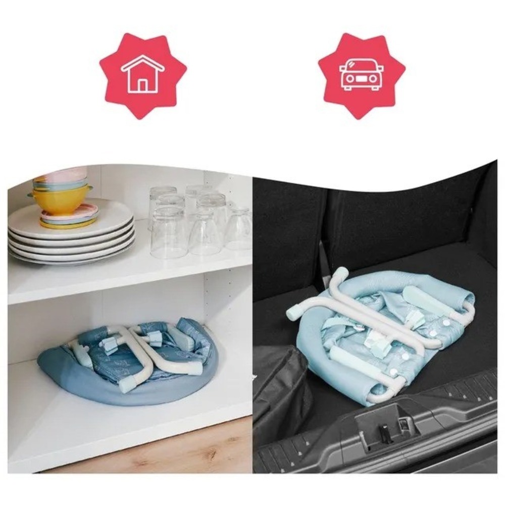 Badabulle - Hook on Portable Highchair Baby Seat - Blue