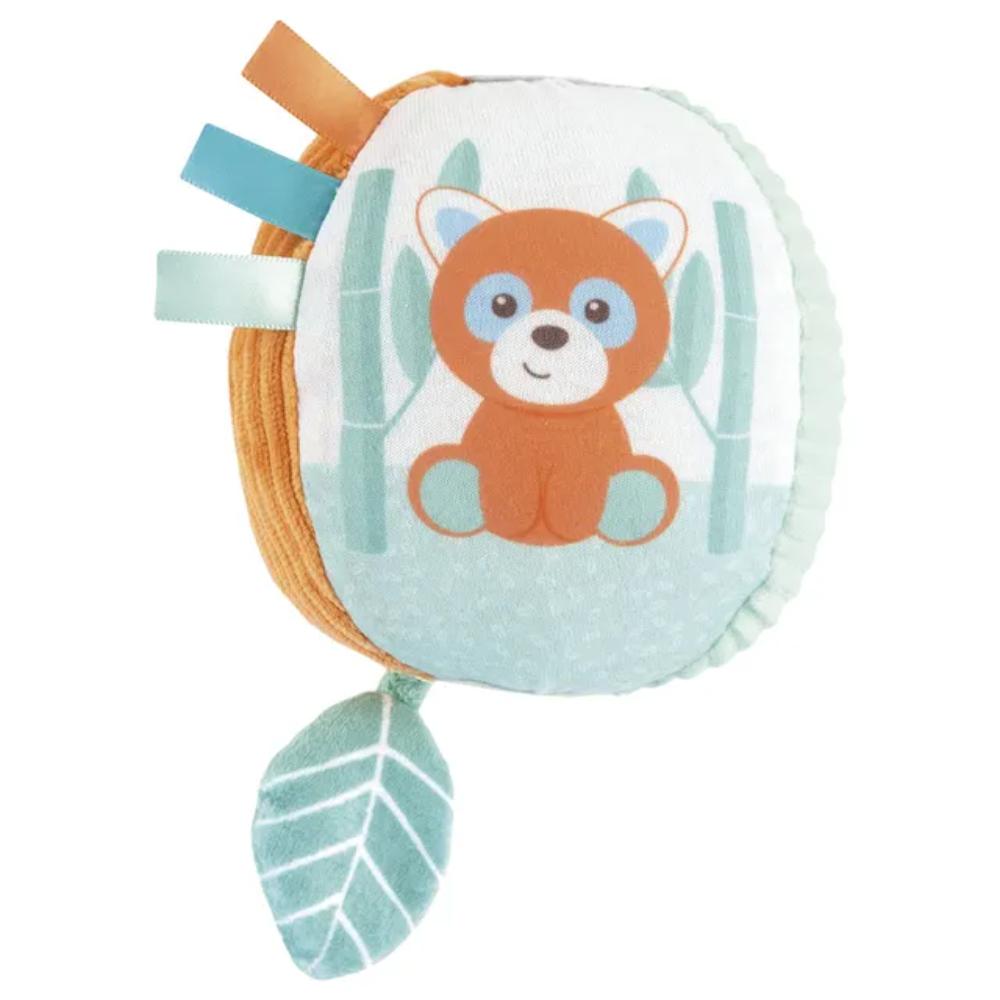 Chicco - Panda & Chameleon Rattle Ball - Orange/Blue