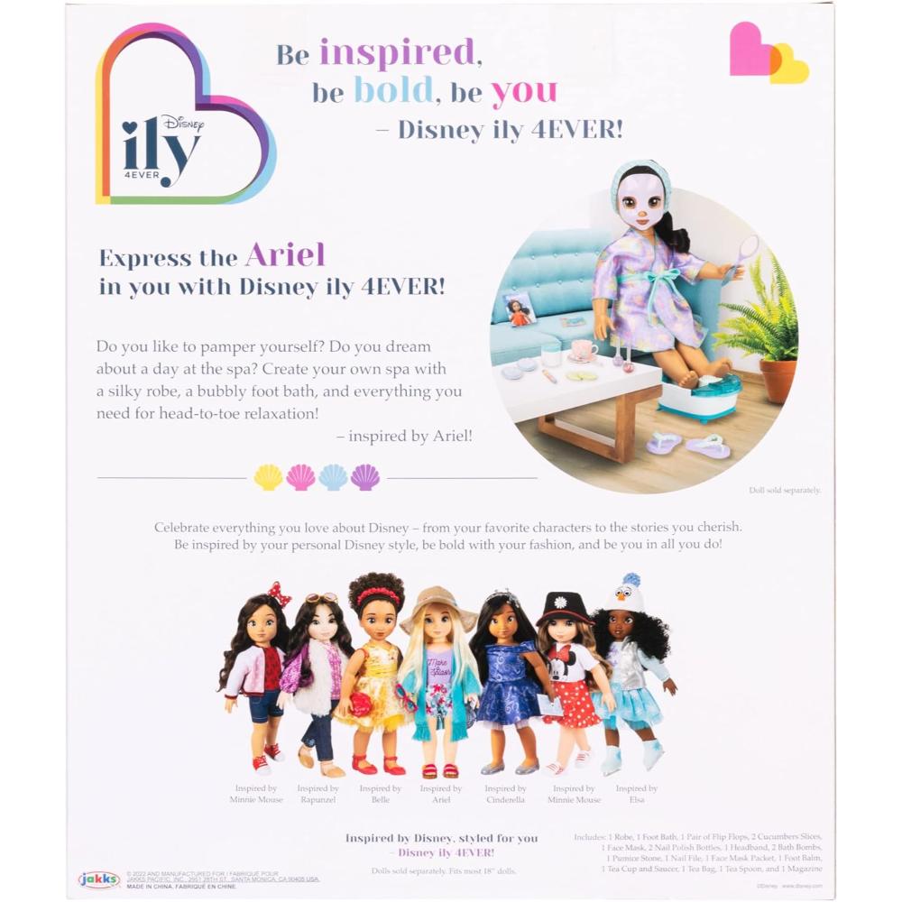 Disney Ily - Ariel Inspired Deluxe Accessory Pack Spa Set
