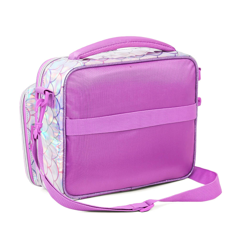 Eazy kids - Bottle/Lunch Bag Mermaid Chrome - Purple