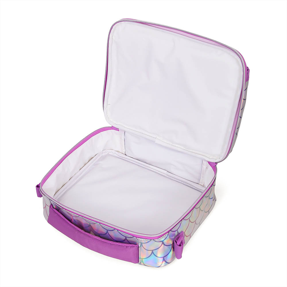 Eazy kids - Bottle/Lunch Bag Mermaid Chrome - Purple