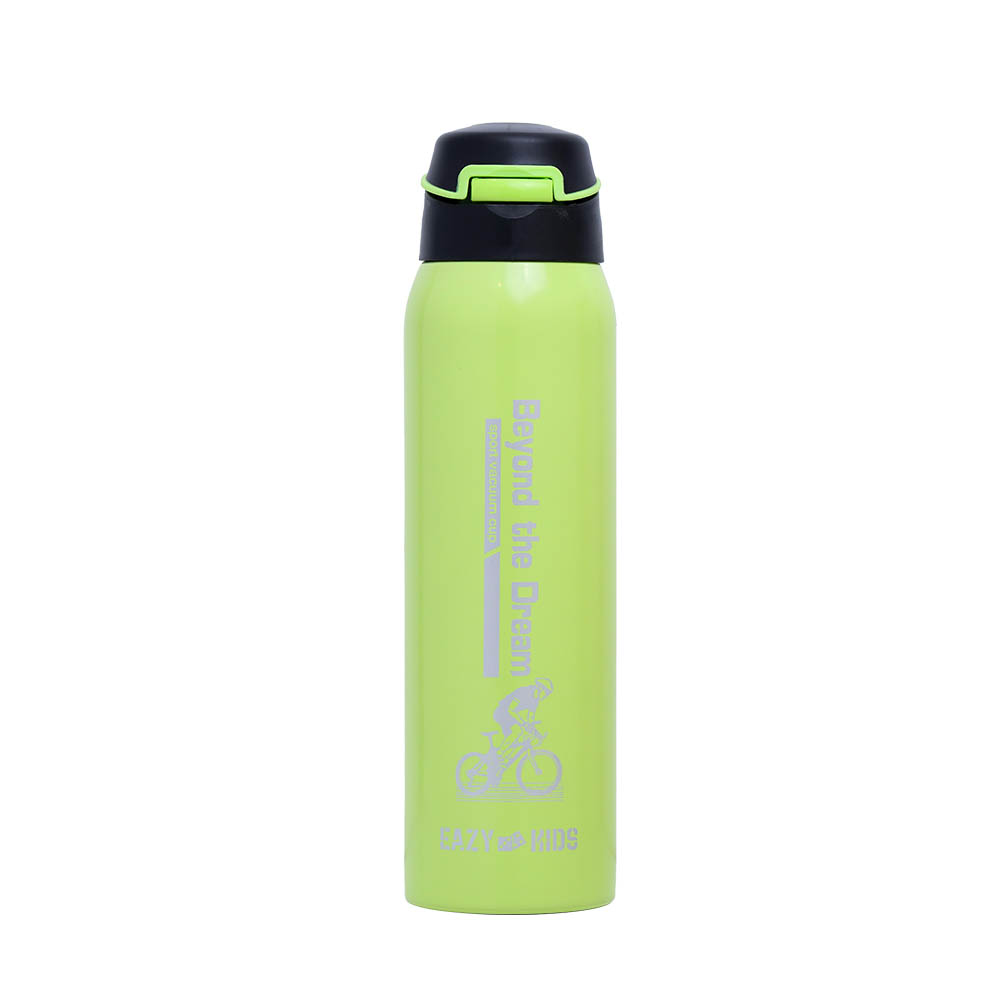Eazy kids - Insulated School Water Bottle - Green, 500ml