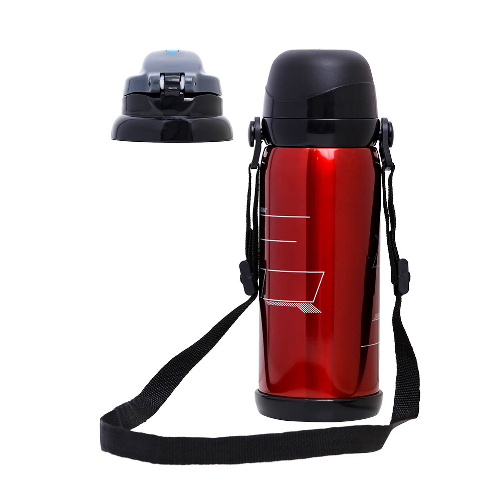 Eazy kids - Insulated School Water Bottle - Red, 800ml