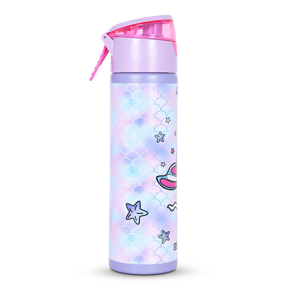 Eazy kids - Insulated SS Water Bottle with Spray Mermaid - 640ml