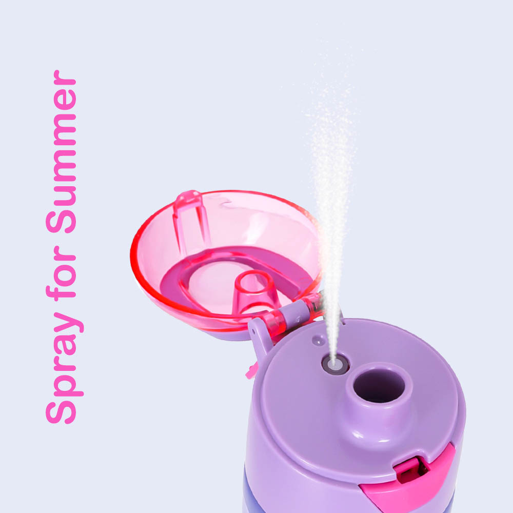 Eazy kids - Insulated SS Water Bottle with Spray Mermaid - 640ml