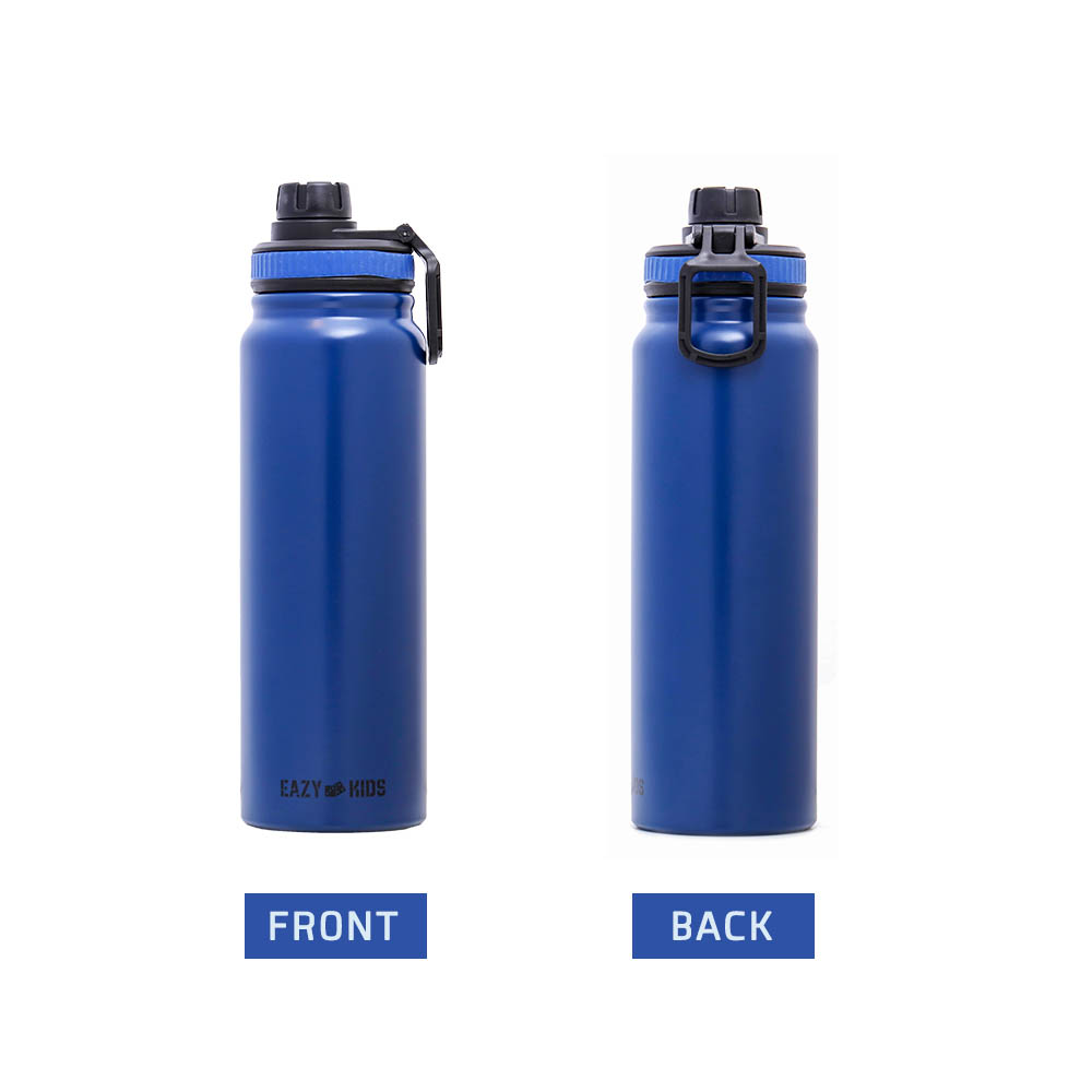 Eazy kids - Insulated Tracking Water Bottle - Blue, 800ml