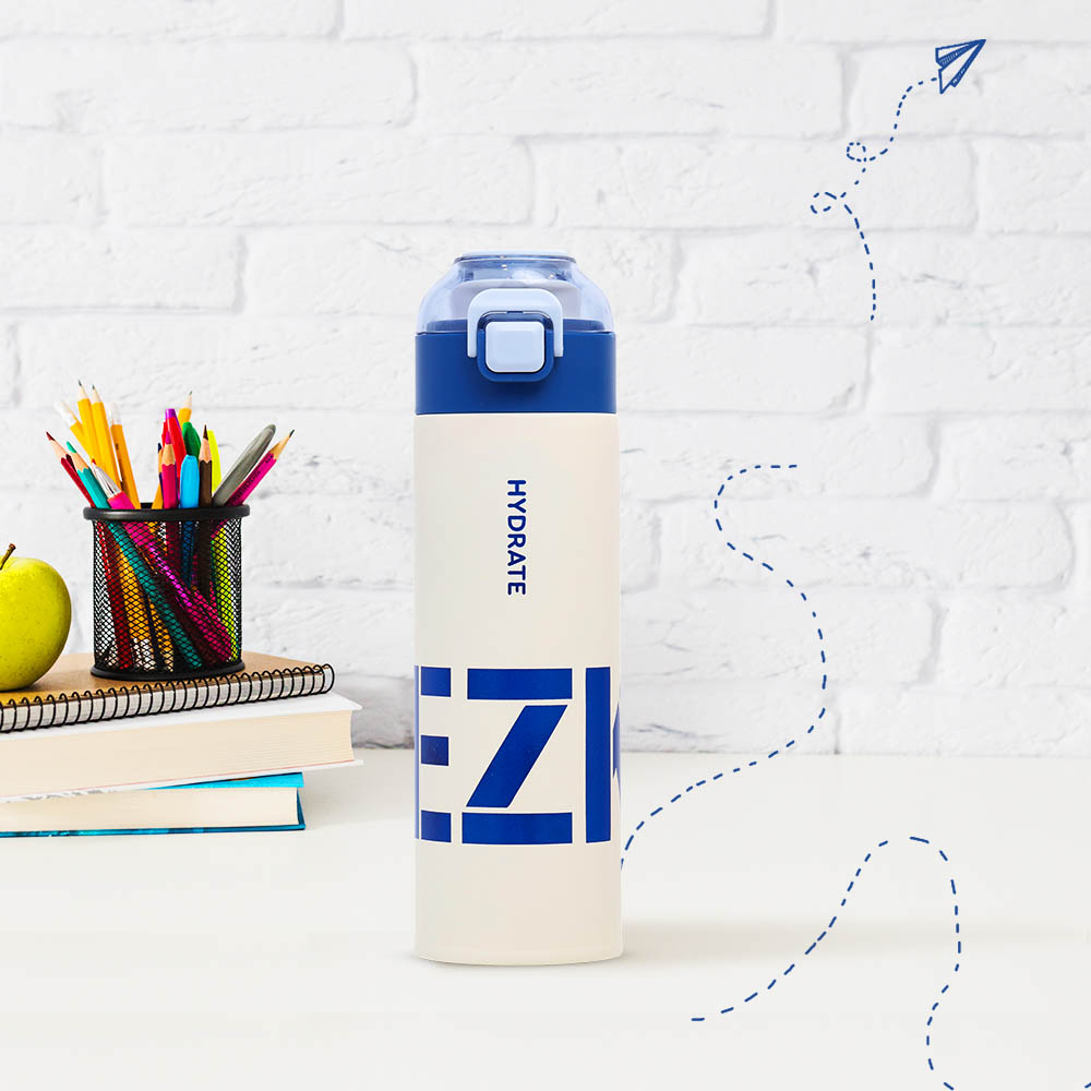 Eazy kids - Insulated Travel Water Bottle - Blue, 550ml