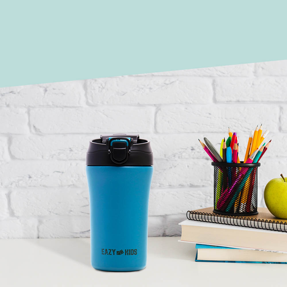 Eazy kids - Insulated Tumbler Water Bottle - Blue, 400ml