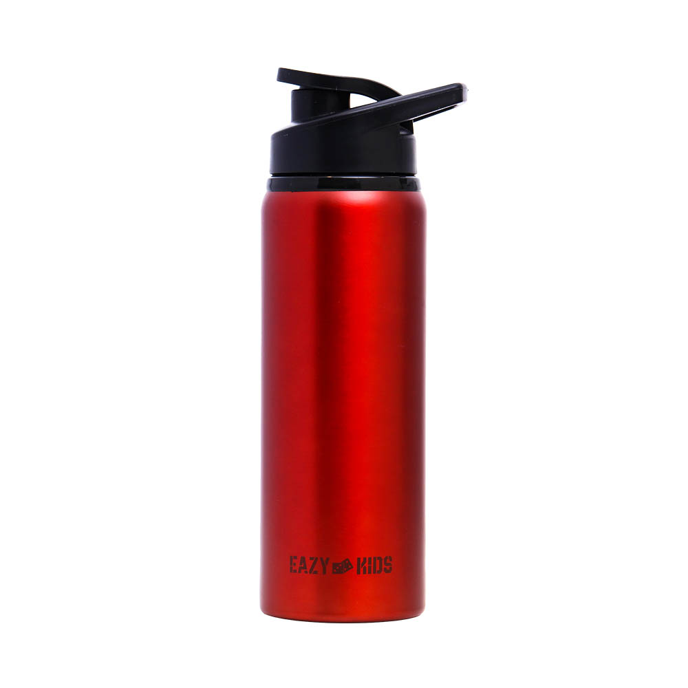 Eazy kids - Stainless Steel Sports Water Bottle - Red, 700ml