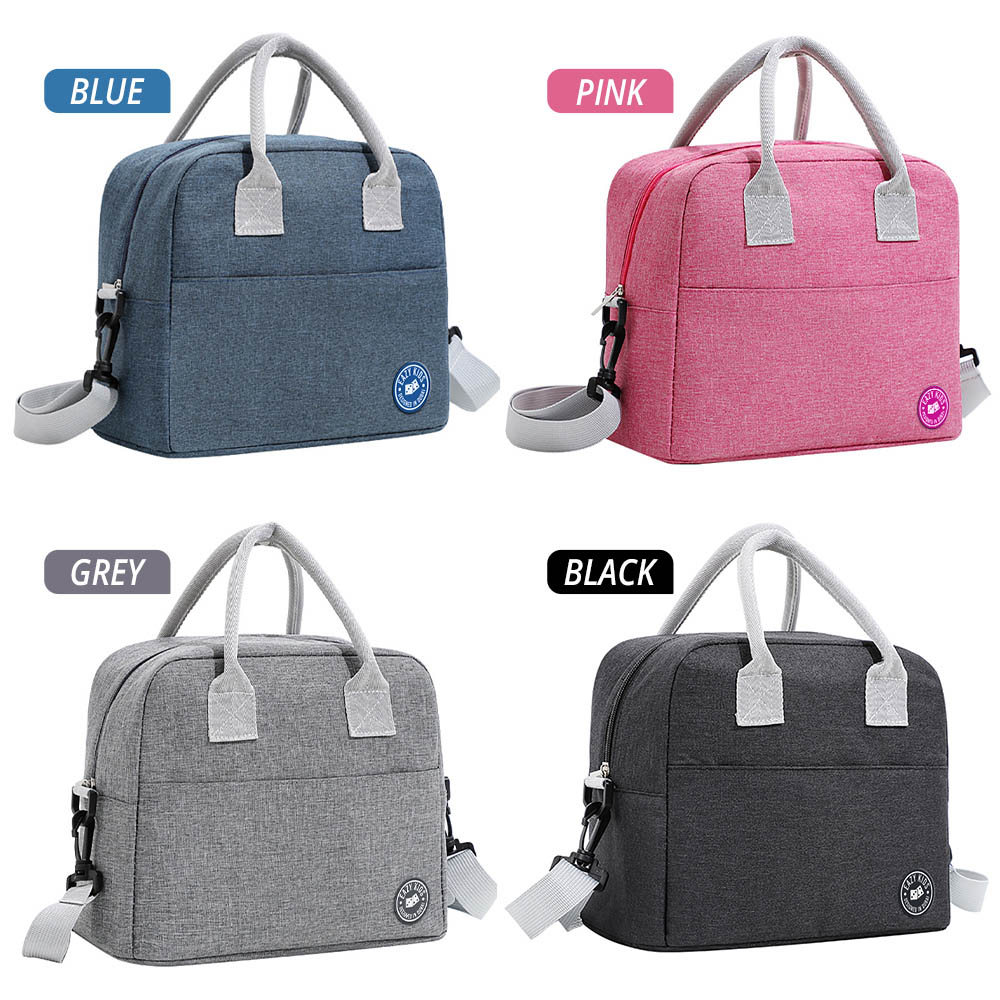 Eazy kids - Unicorn Purple 6 Compartment Bento Lunch Box with Lunch Bag - Grey