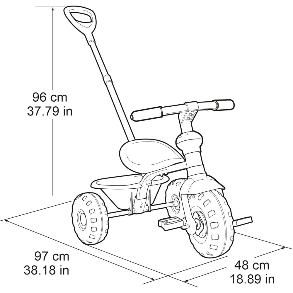 Feber - Trike Baby Tricycle - Pink