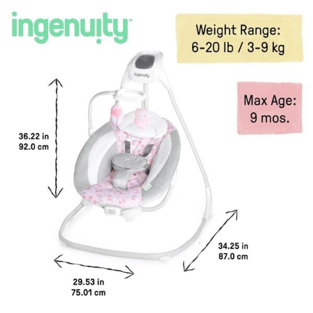 Ingenuity - SimpleComfort Cradling Swing - Cassidy