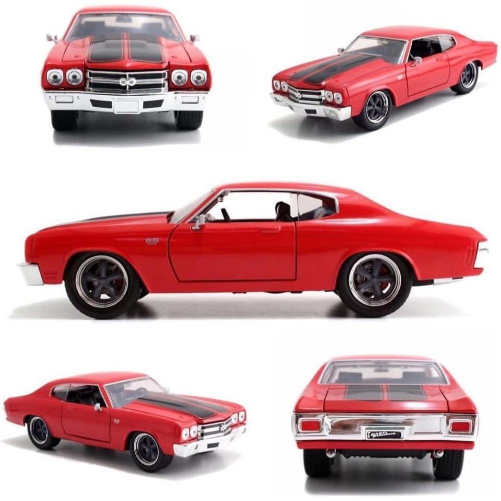 Jada - Fast And Furious Doms Chevy Chevelle Ss - Red 1/24 Scale