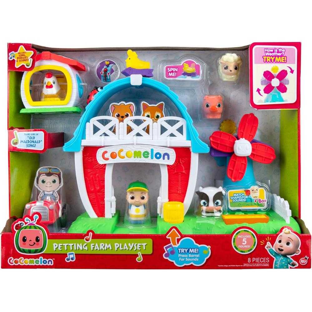 Cocomelon - Petting Farm Playset Toys for Kids