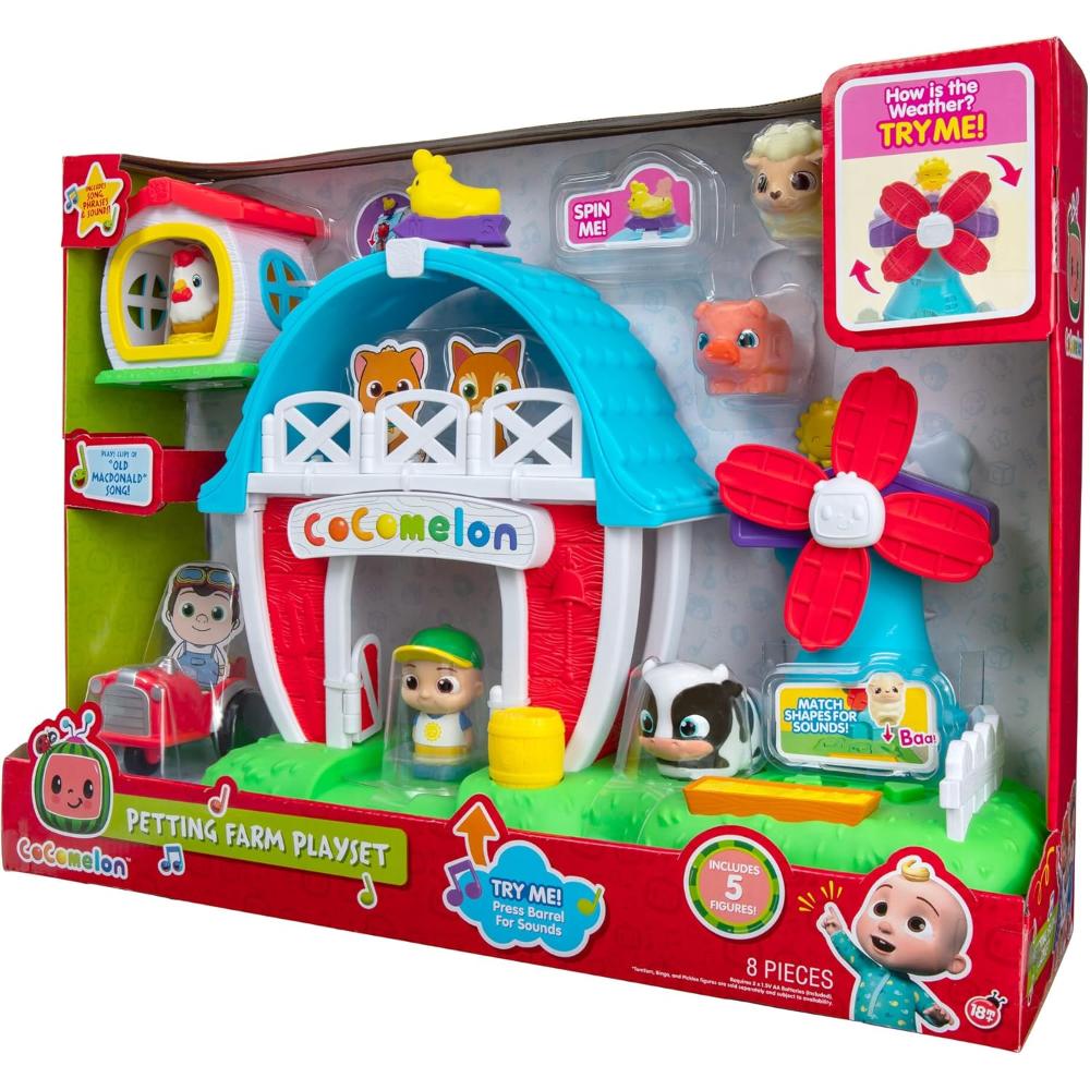 Cocomelon - Petting Farm Playset Toys for Kids
