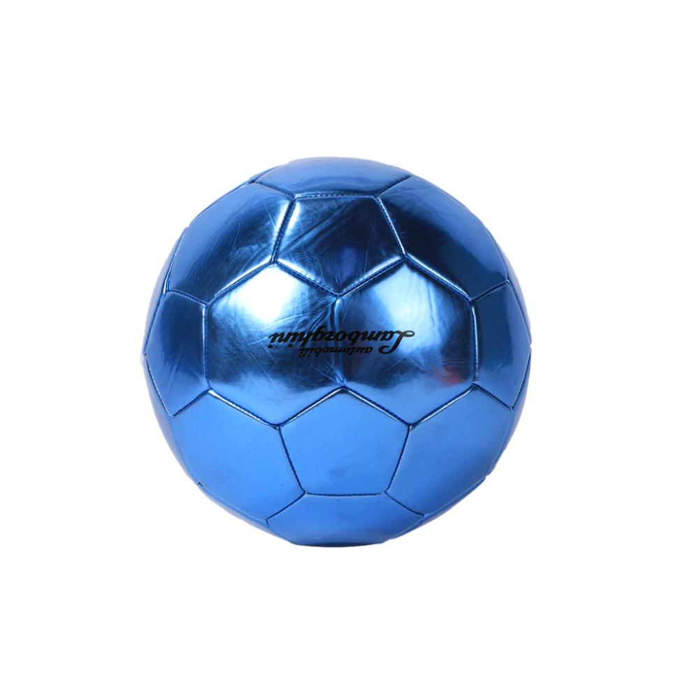 Lamborghini - 5 Matelic PVC Soccer Ball - Blue