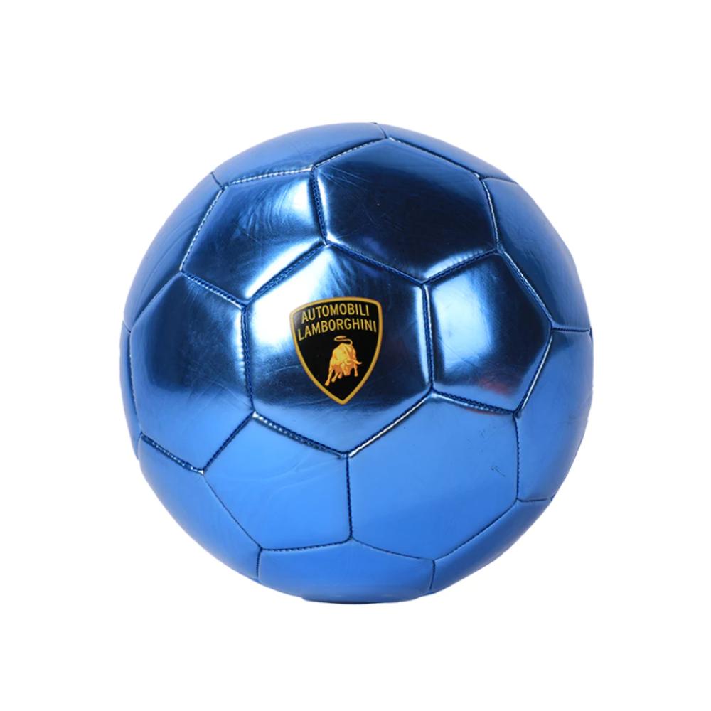 Lamborghini - 5 Matelic PVC Soccer Ball - Blue