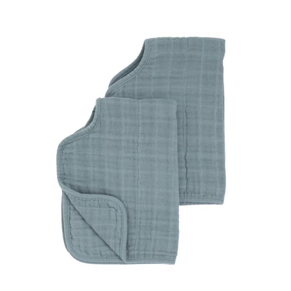 Little Unicorn - Cotton Muslin Burp Cloth 2 Pack - Sea
