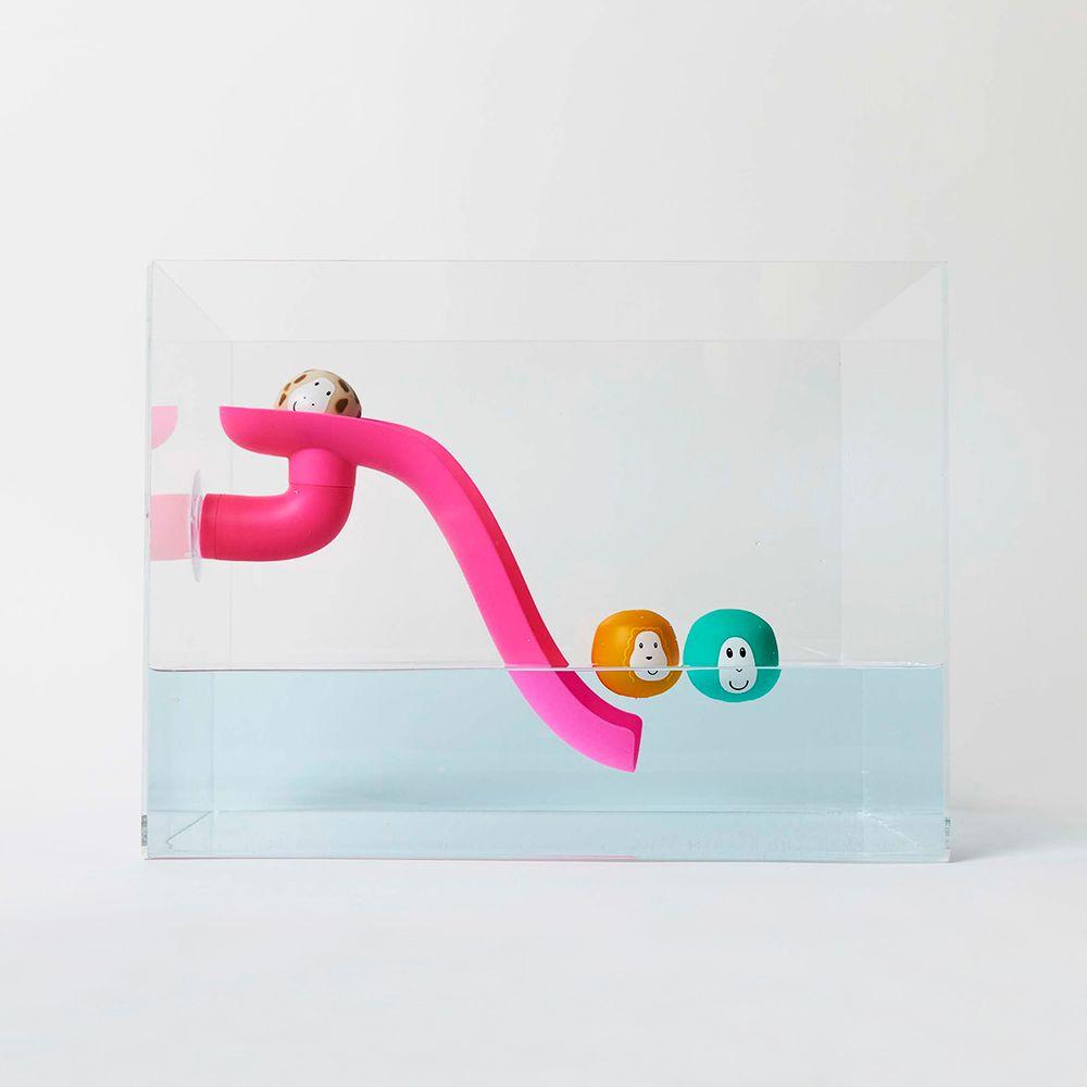 Matchstick Monkey - Bathtime Slide Set - Pink