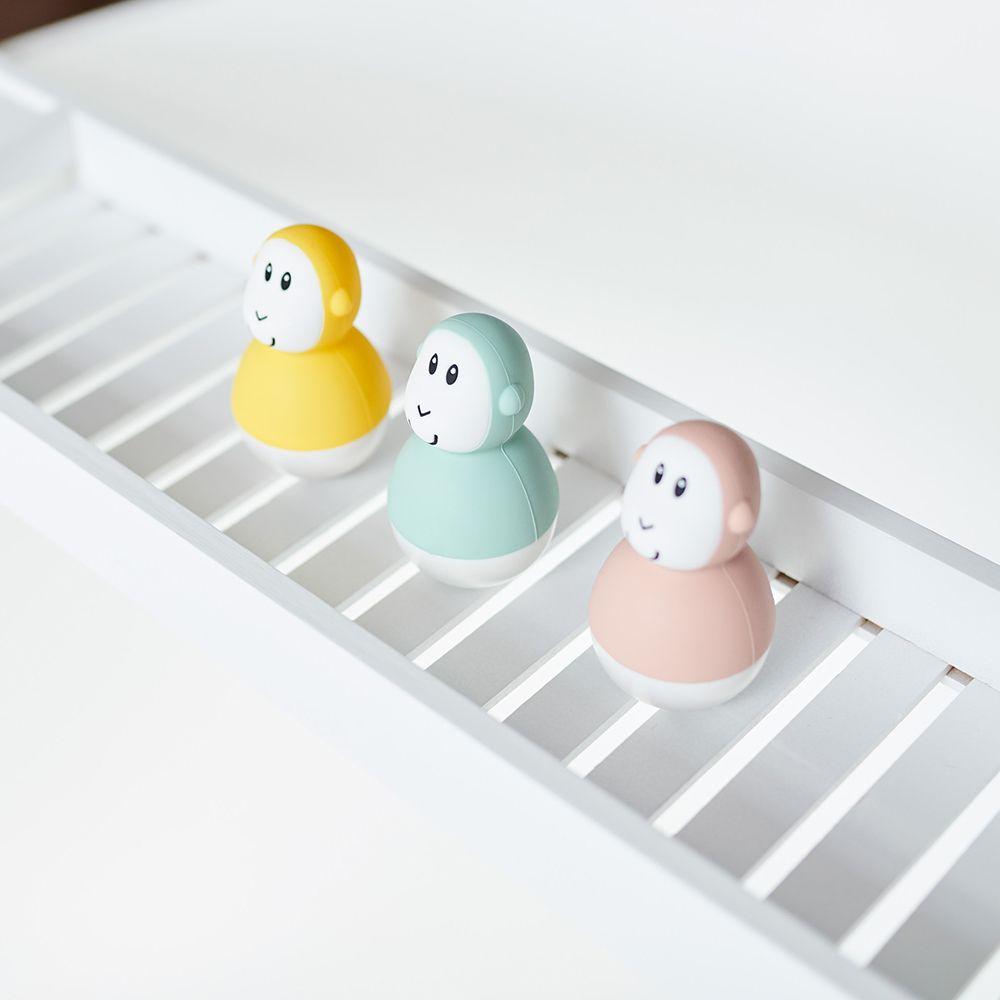 Matchstick Monkey - Bathtime Wobblers - Mint Green & Dusty Pink