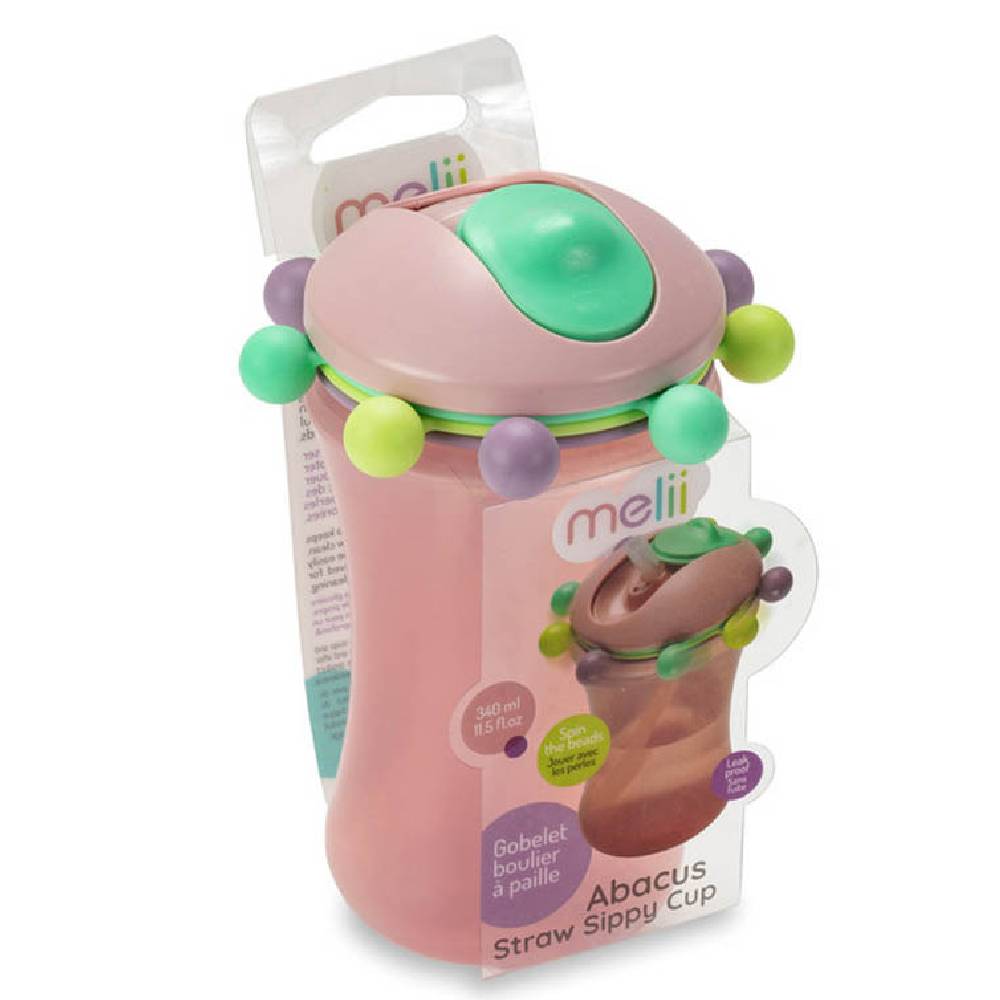 Melii - Abacus Sippy Cup 340 Ml Pink