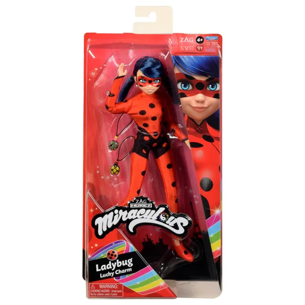 Miraculous - Heroez Fashion Doll - Lady Bug - Lucky Charm
