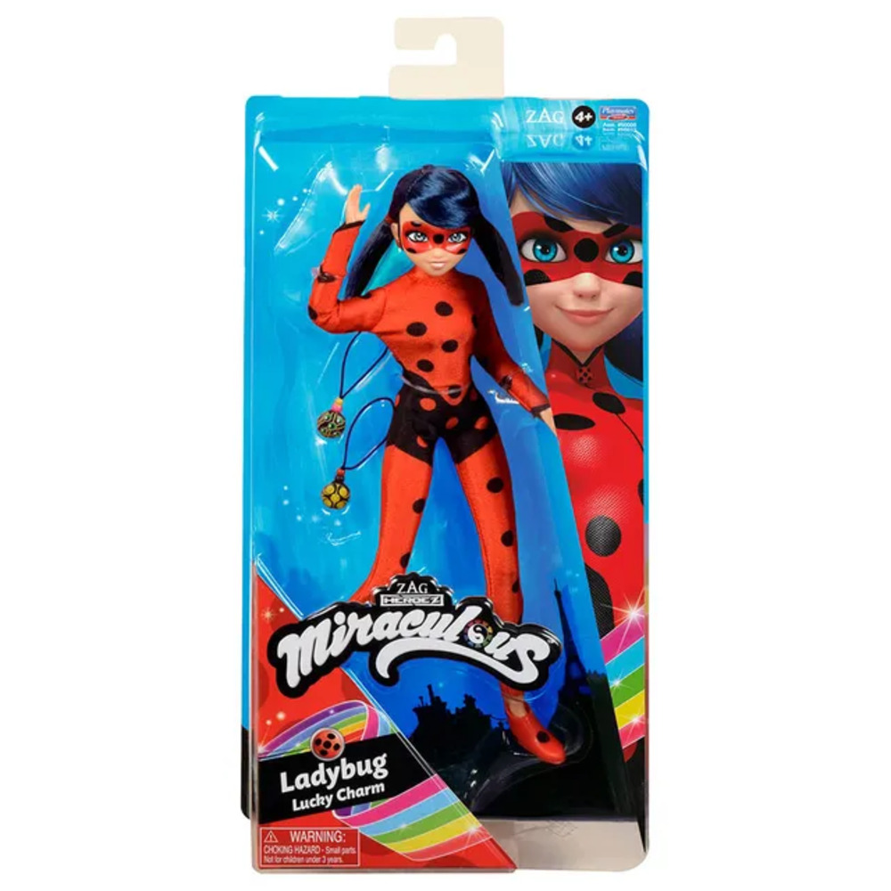 Miraculous - Heroez Fashion Doll - Lady Bug - Lucky Charm