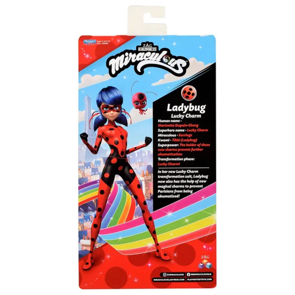 Miraculous - Heroez Fashion Doll - Lady Bug - Lucky Charm