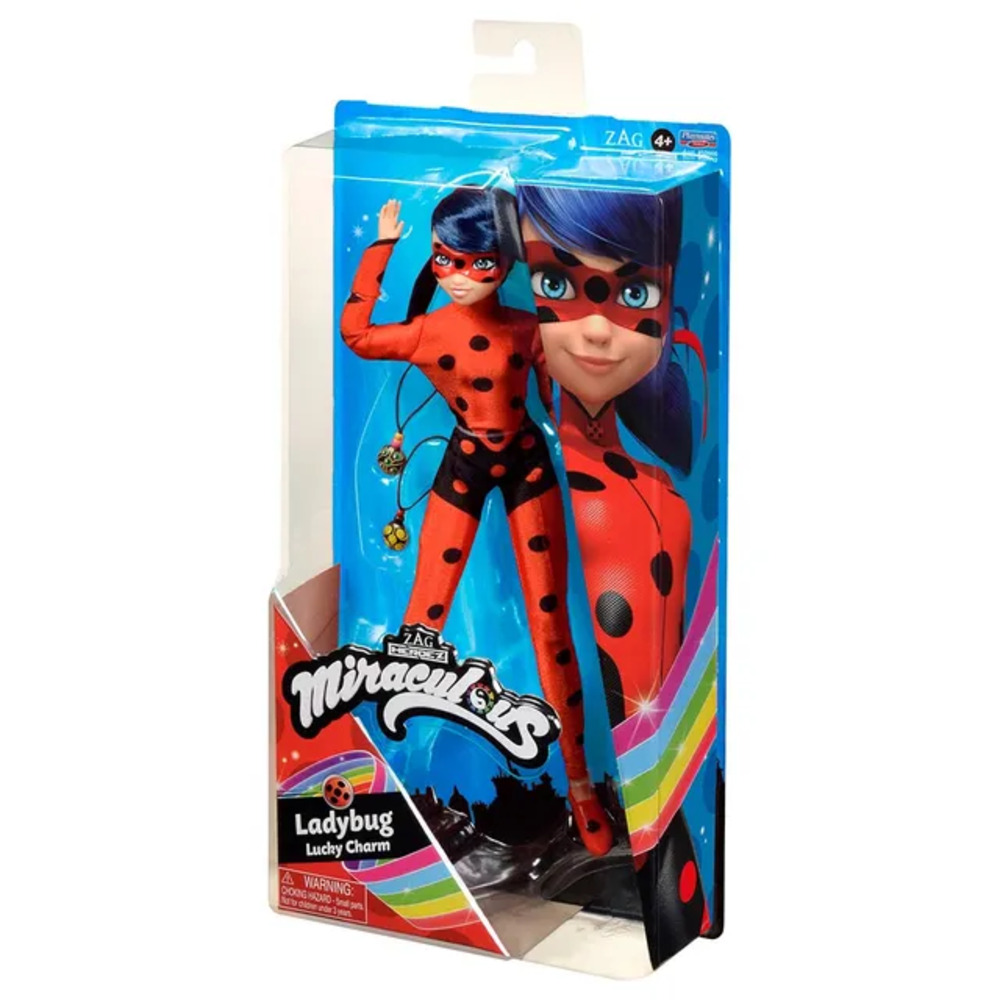 Miraculous - Heroez Fashion Doll - Lady Bug - Lucky Charm