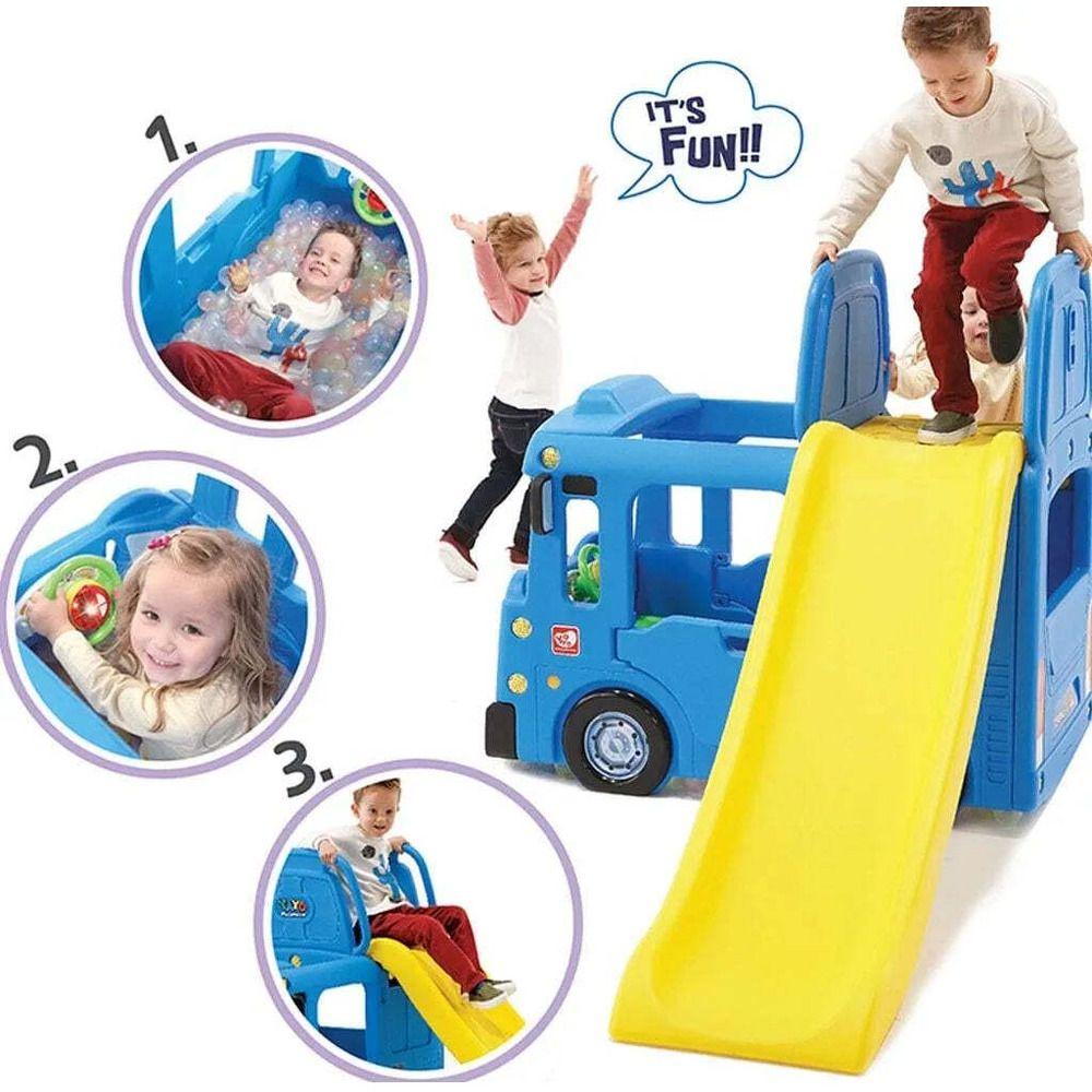MYTS - Bus 3 In 1 Slide Playset - Blue