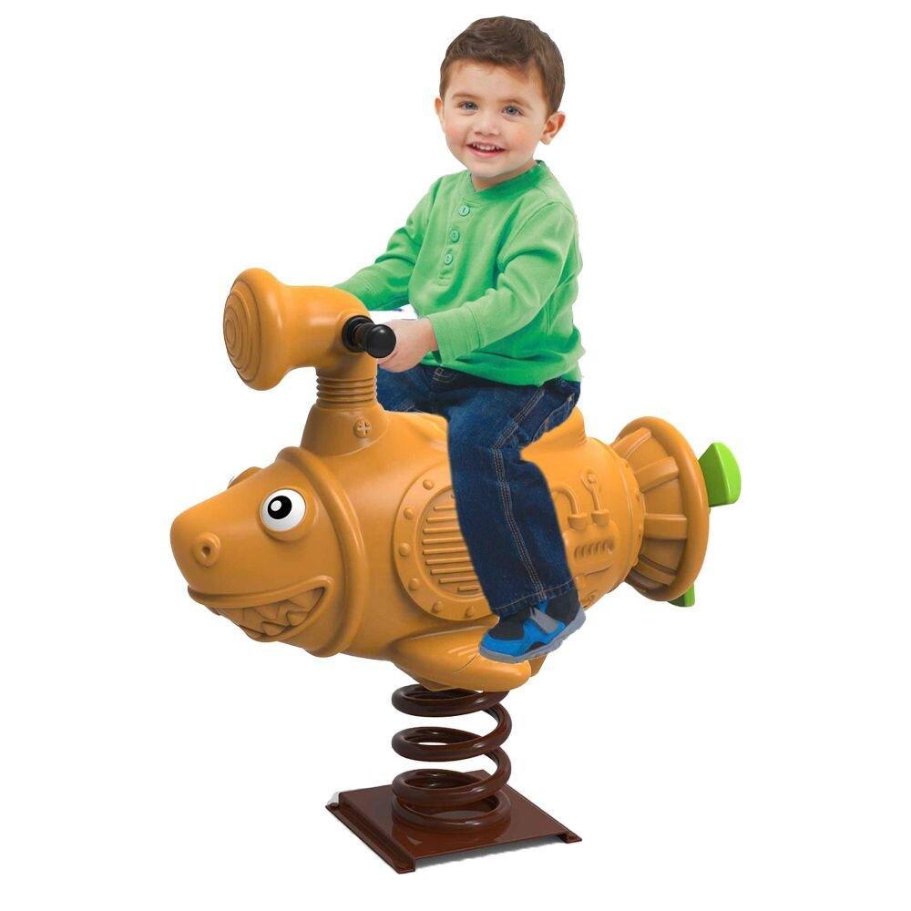 MYTS - Outdoor Baby Shark Playground Spring Rider