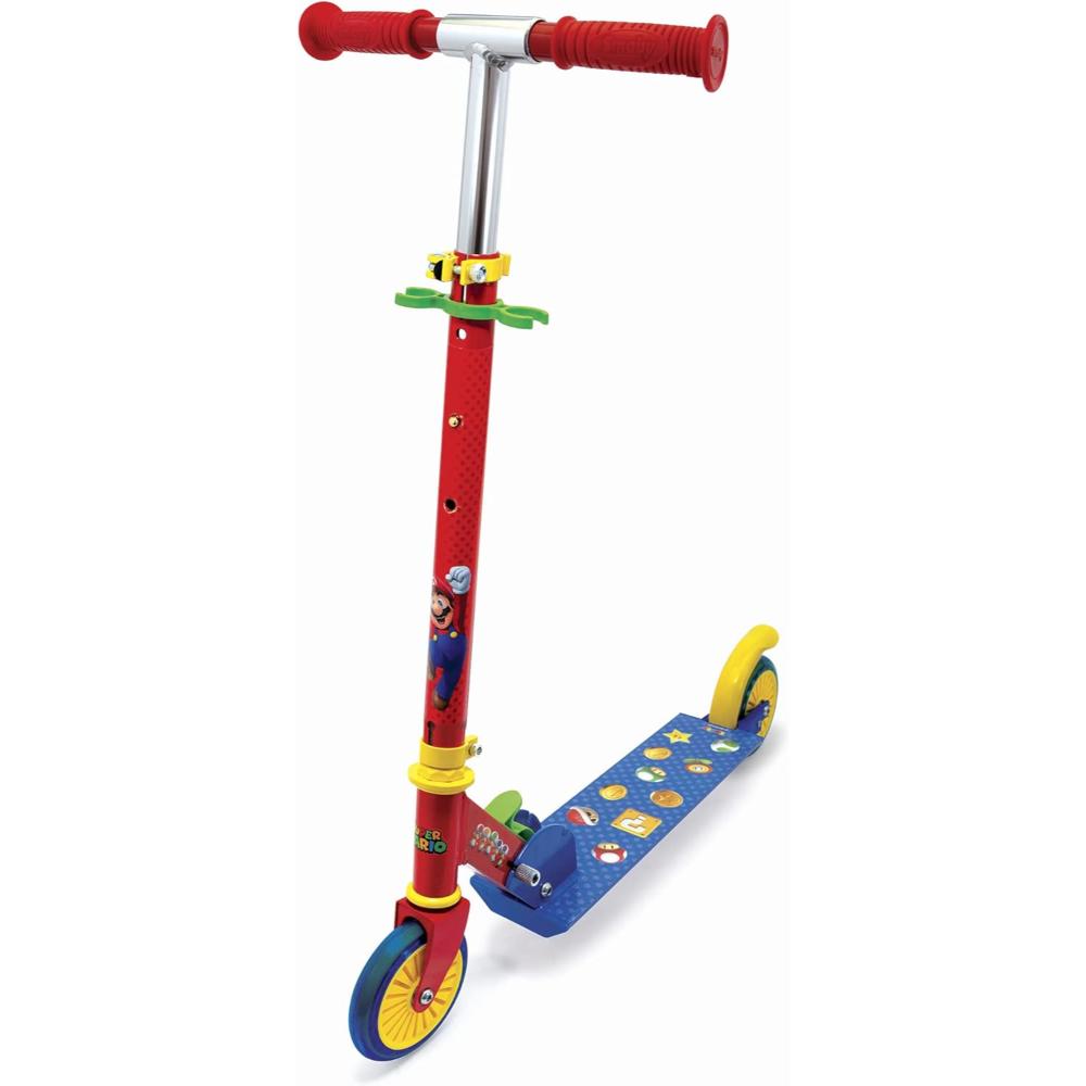 Smoby - Super Mario 2 Wheels Foldable Scooter For Kids 3+ Years