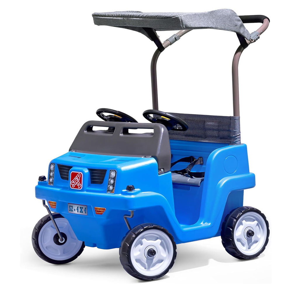 Step2 Side By Side Push Around SUV Ride-On Car for Kids - Two-Seater SUV Push Car with Parent Handle