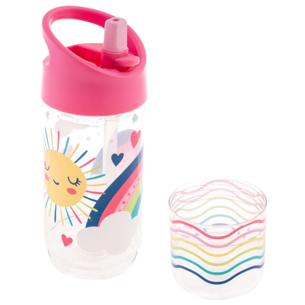 Stephen Joseph - Sip And Snack Bottle - Rainbow