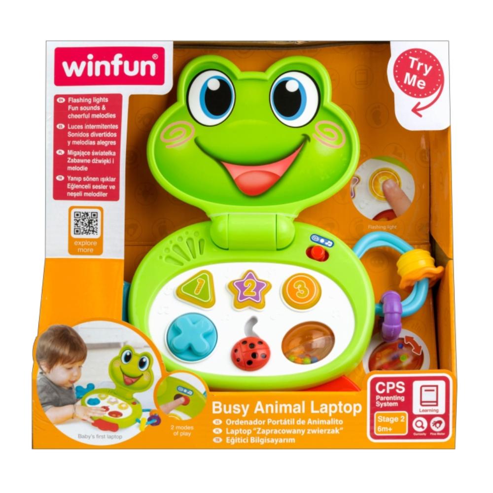 Winfun - Busy Animal Laptop - Froggy