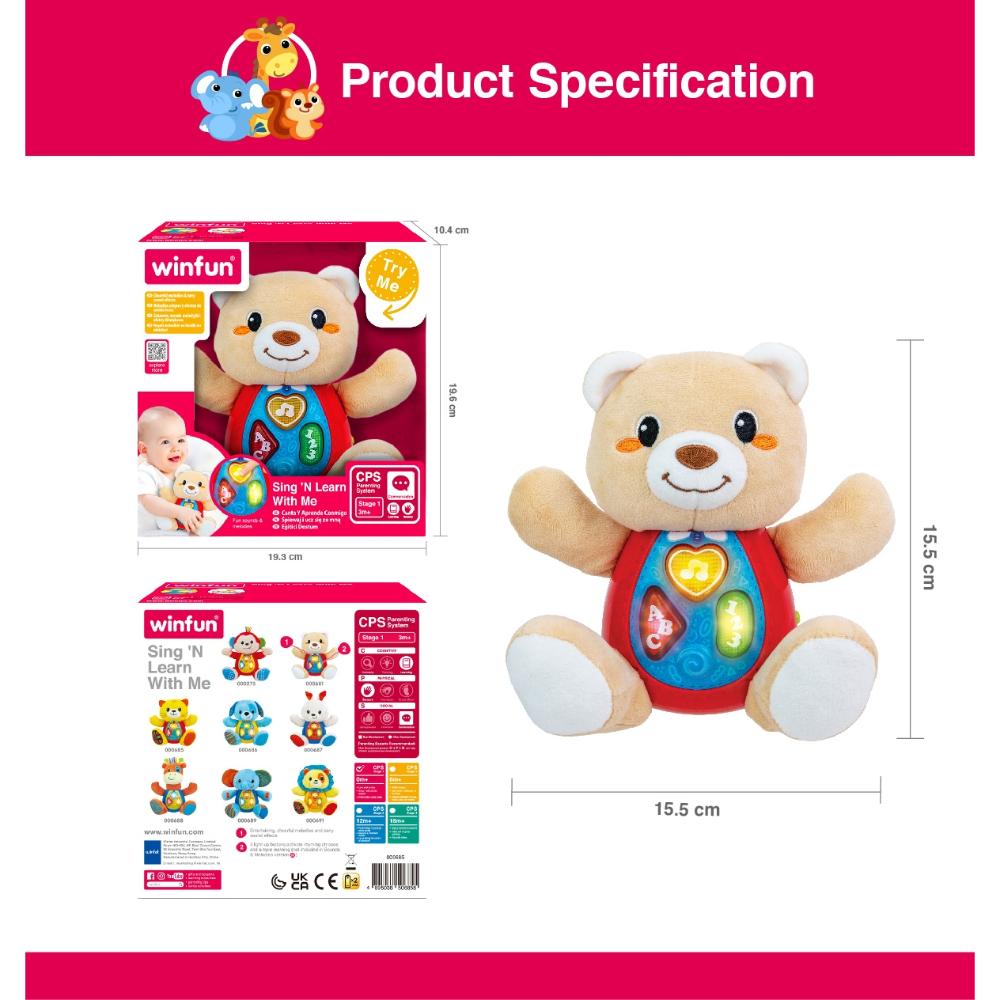 Winfun - Sing 'N Learn With Me - Bouncy Bunny