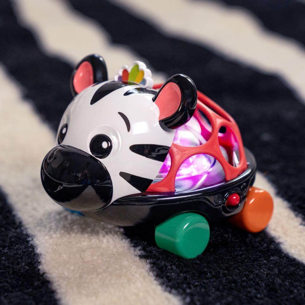 Baby Einstein - Curious Car Zen Oball Toy Car & Rattle - Zen the Zebra