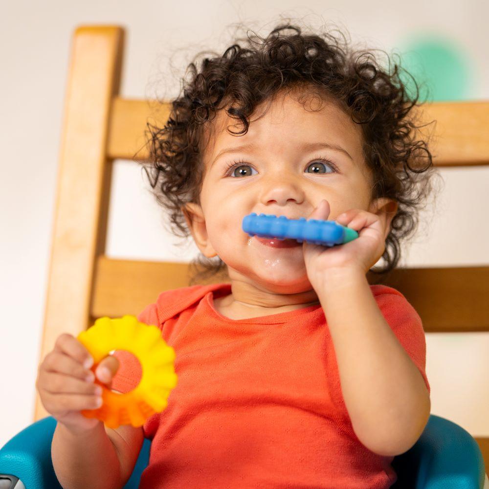 Bright Starts - Chance of Smiles Silicone Teether - Sun and Rainbow (pack of 2)