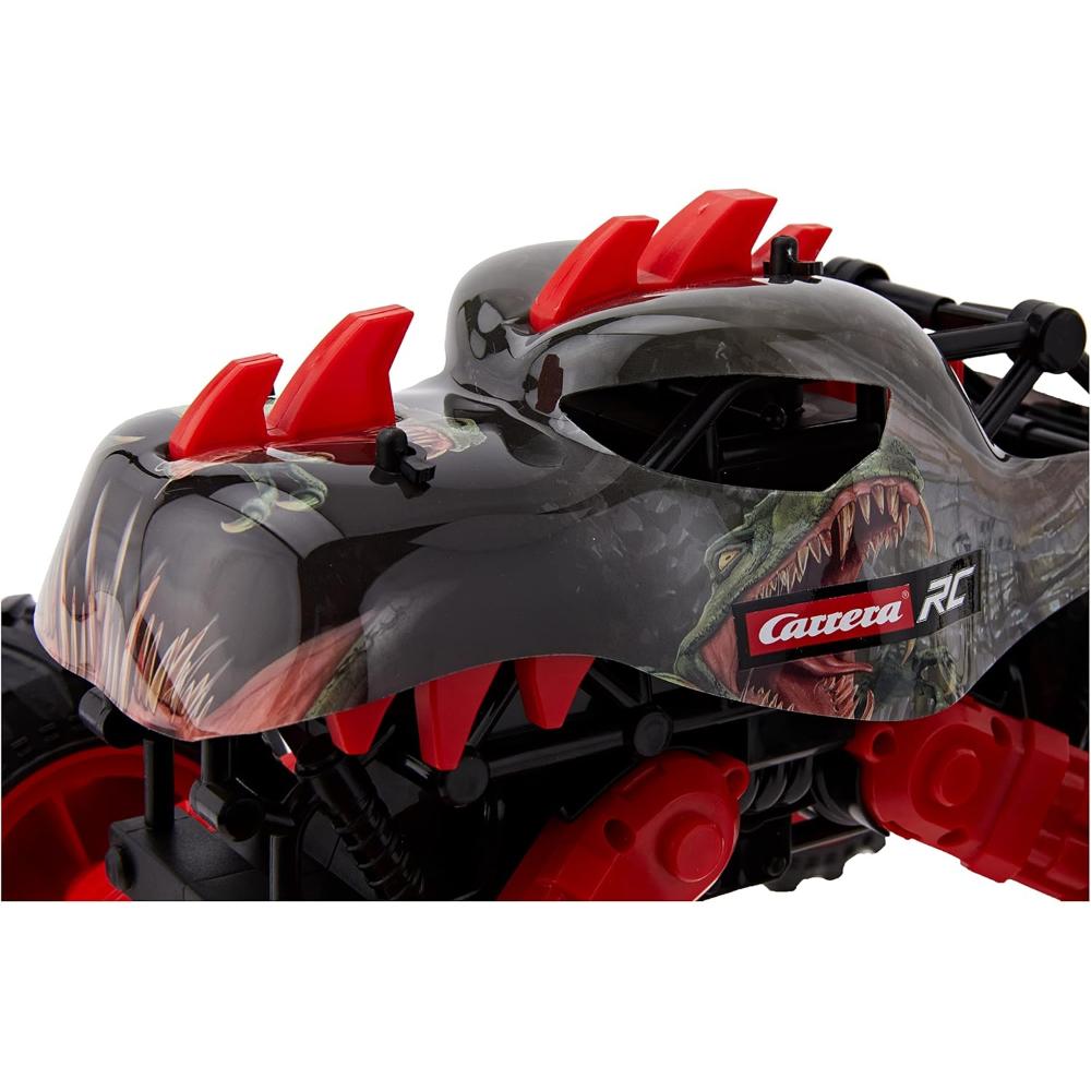 Carrera - RC 2.4 GHz Dino Car, Red Off-Road Racer, Remote Controlled Car - 6+Years
