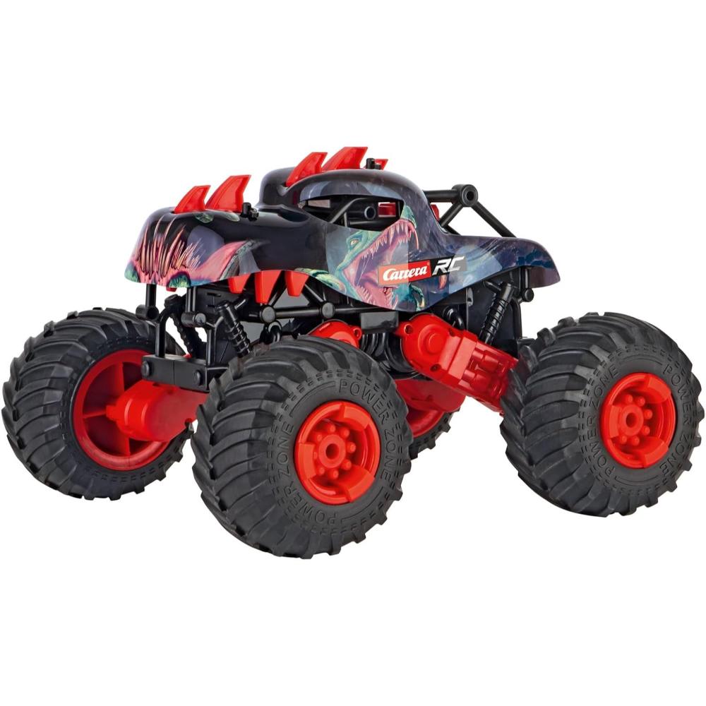 Carrera - RC 2.4 GHz Dino Car, Red Off-Road Racer, Remote Controlled Car - 6+Years