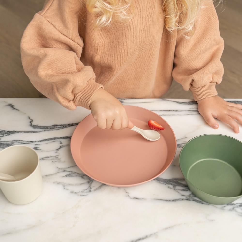 Citron - PLA Plate Set of 4 - Pink/Cream