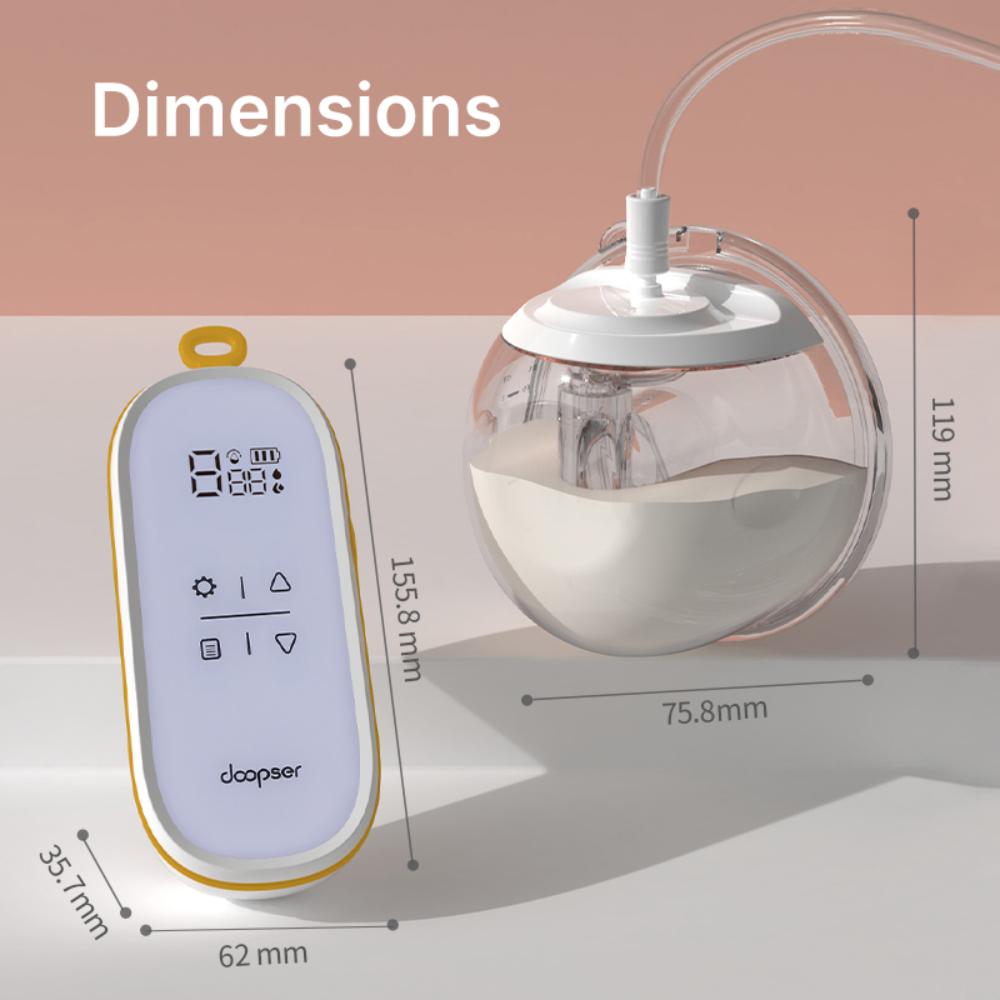 Doopser - Electric Wearable Mini Breast Pump - 240ml