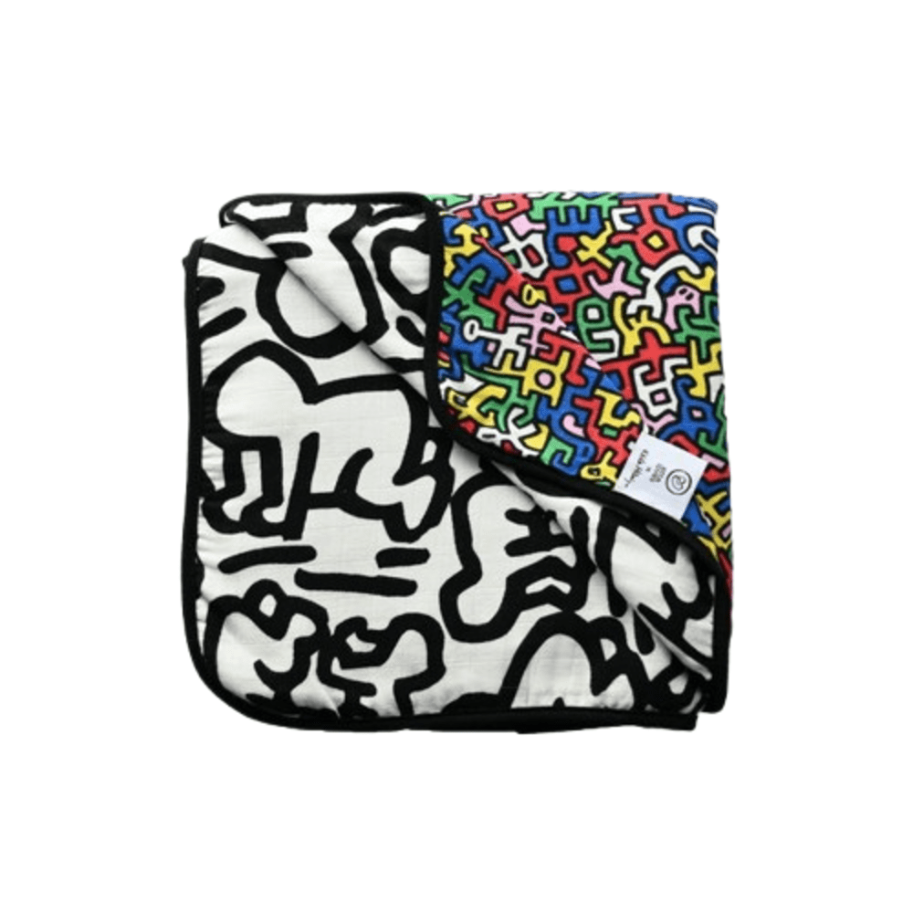 Etta Loves - Keith Haring Muslin Blanket