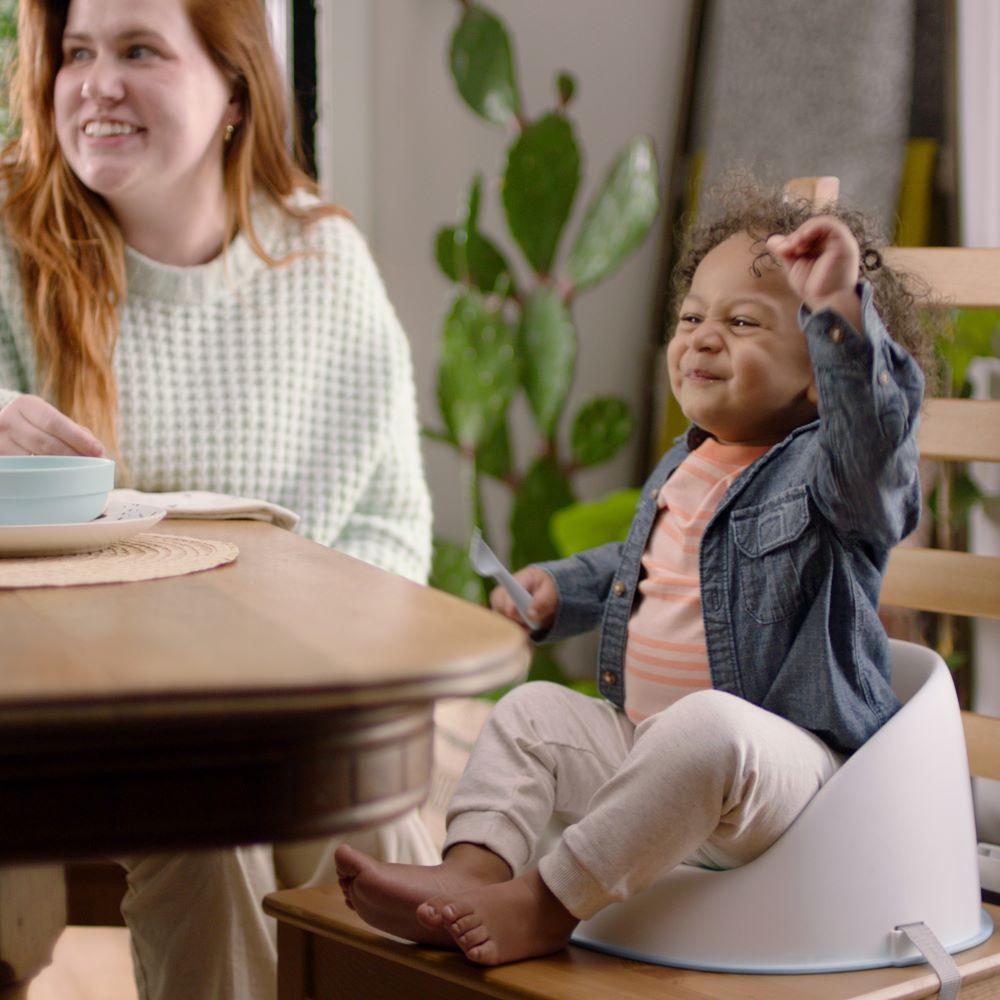 Ingenuity - Simplicity Seat Easy-clean Baby Booster Feeding Chair - Grey