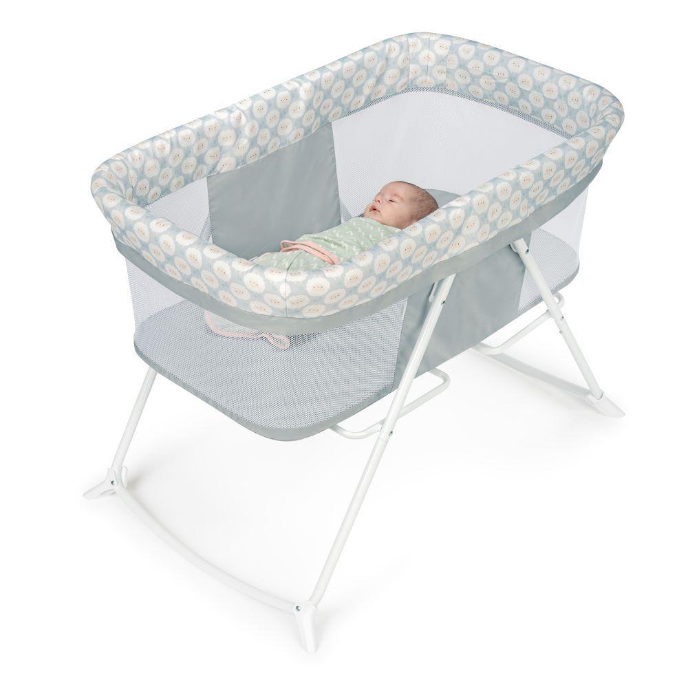 Ingenuity - Snooze & Stow Rocking Portable Folding Bassinet - Sheppy