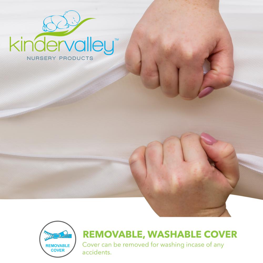 Kinder Valley - Kinder Flow 100cm X 50cm Mattress Compact Cot - White