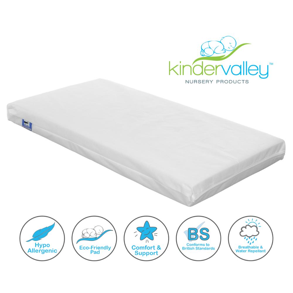 Kinder Valley - Teepee Toddler Bed With Kf Mattress - White